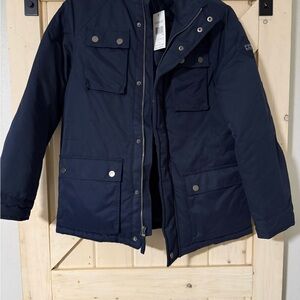 Tommy Hilfiger Dark Blue Military Jacket Size Small NWT